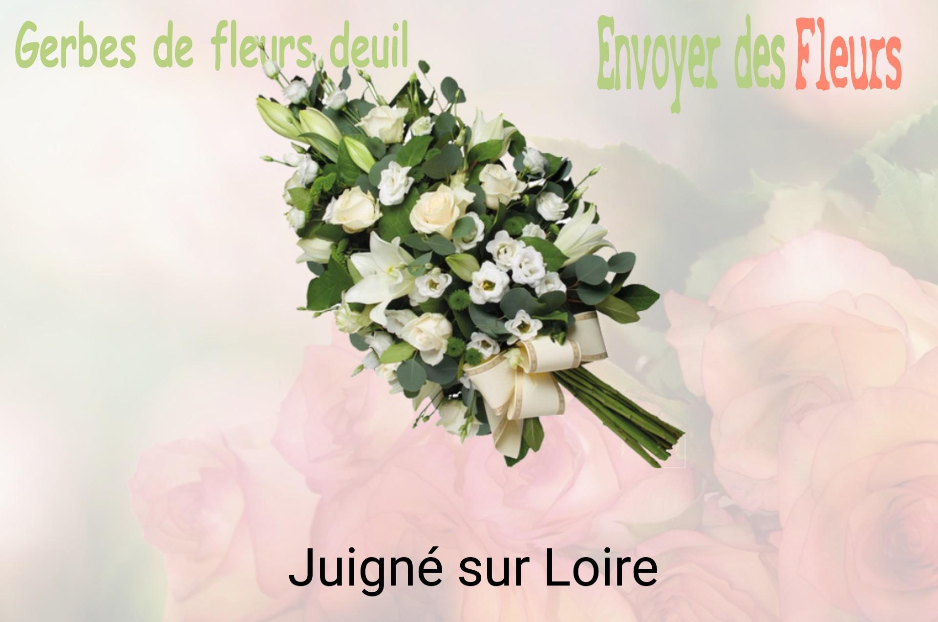 Gerbe de fleurs de deuil livrée à Juigné-sur-Loire